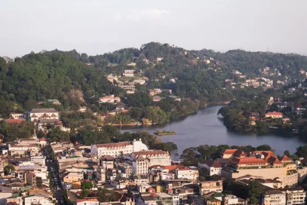 pamorama over kandy at a viewpoint